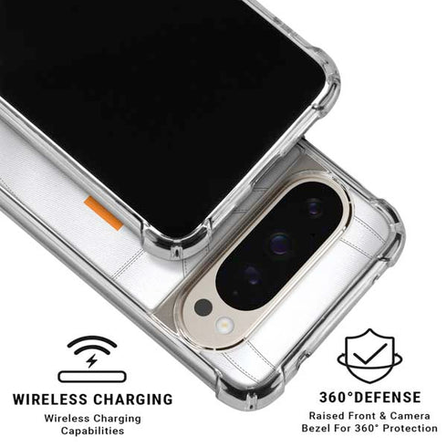 University of Tennessee White Jersey Google Pixel 9/9 Pro Clear Case